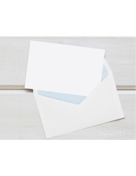 SOBRE N.1 BLANCO MINIMO NORMALIZADO 95X145MM ENG. SOLAPA PICO C/