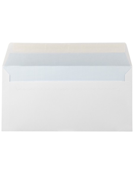 SOBRE N.5 BLANCO AMERICANO 115X225MM TIRA SILICONA OPEN SYSTEM CAJA 5