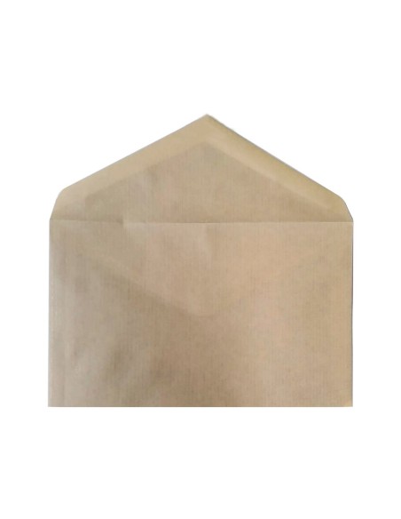 SOBRE ENGOMADO N.8 CREMA COMERCIAL NORMALIZAD 120X176MM  CAJA 500 UDS