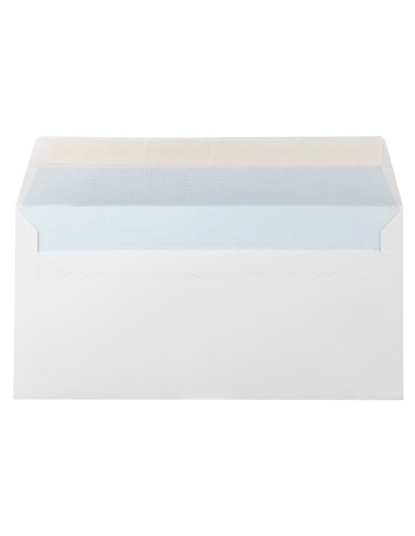 SOBRE N.9 BLANCO COMERCIAL NORMALIZADO 120X176MM TIRA SILICONA C.500