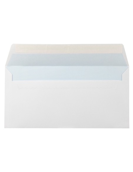 SOBRE N.9 BLANCO COMERCIAL NORMALIZADO 120X176MM TIRA SILICONA C.500