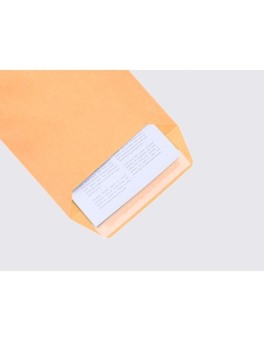 SOBRE BOLSA N.0 CREMA SALARIOS 100X150MM ENGOMADO CAJA 1000 UDS.