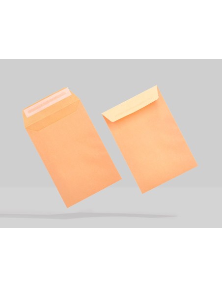 SOBRE BOLSA N.0 CREMA SALARIOS 100X150MM ENGOMADO CAJA 1000 UDS.