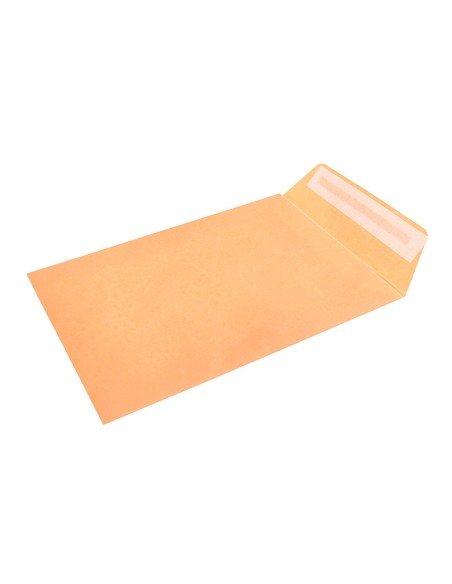 SOBRE BOLSA N.0 CREMA SALARIOS 100X150MM ENGOMADO CAJA 1000 UDS.