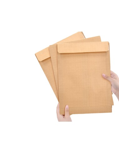 SOBRE BOLSA N.6 KRAFT 4º PROLONGADO 184X261MM TIRA SILICONA CAJA 250