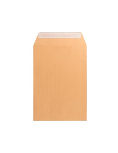 SOBRE BOLSA N.6 KRAFT 4º PROLONGADO 184X261MM TIRA SILICONA CAJA 250