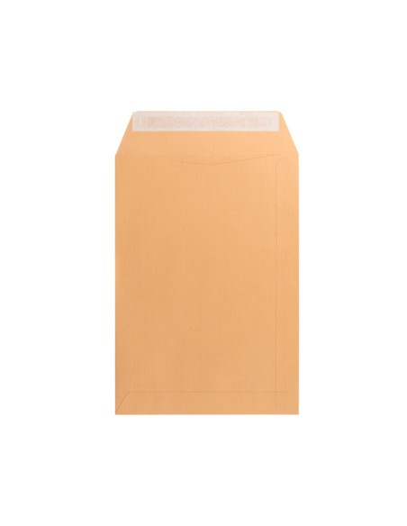 SOBRE BOLSA N.6 KRAFT 4º PROLONGADO 184X261MM TIRA SILICONA CAJA 250