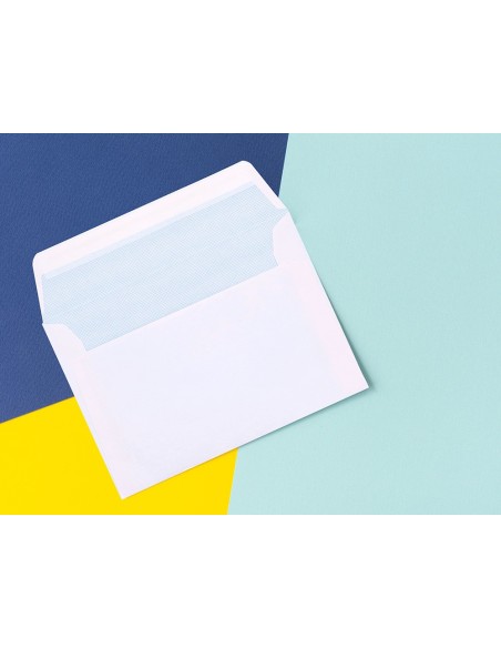 SOBRE N.19 BLANCO C6 114X162 MM TIRA SILICONACAJA 500 UDS.