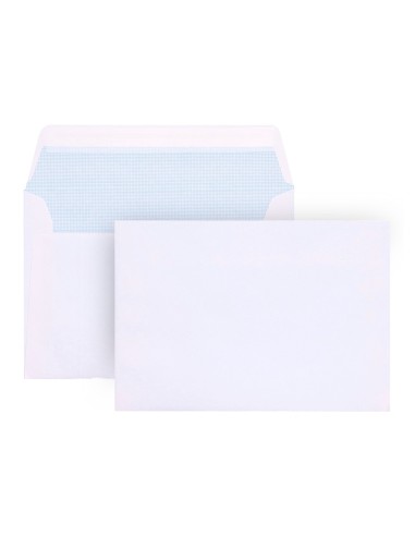 SOBRE N.19 BLANCO C6 114X162 MM TIRA SILICONACAJA 500 UDS.