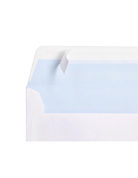 SOBRE N.19 BLANCO C6 114X162 MM TIRA SILICONACAJA 500 UDS.