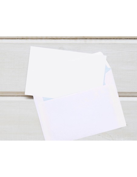 SOBRE N.19 BLANCO C6 114X162 MM TIRA SILICONACAJA 500 UDS.