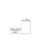 SOBRE BOLSA N.15 BLANCO B5 176X250 MM TIRA SILICONA CAJA 500 UDS. 2