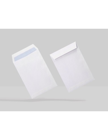 SOBRE BOLSA N.15 BLANCO B5 176X250 MM TIRA SILICONA CAJA 500 UDS.