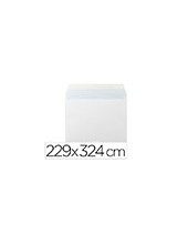 SOBRE LIDER.N 14 BLANCO DIN C4 229X324MM TIRA SILICONA 25UD. 2