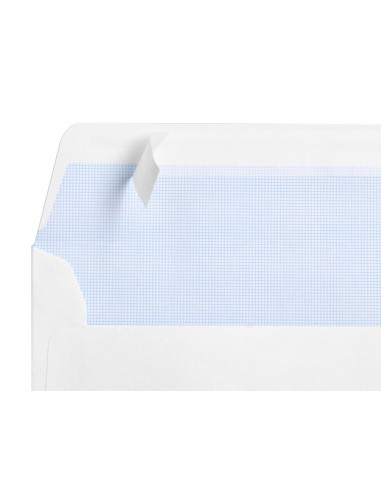 SOBRE LIDER.N 2 BLANCO DIN AMERICANO 110X220MM TIRA SILICONA 25UD.