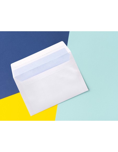 SOBRE N 9 BL.COMERCIAL NORMALIZADO 120X176 MM TIRA SILICONA PAQ.25 U.