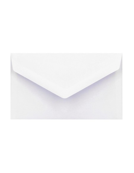 SOBRE BL.CON FONDO 95X162MM ENGOMADO SOLAPA PICO CAJA 500 UD.