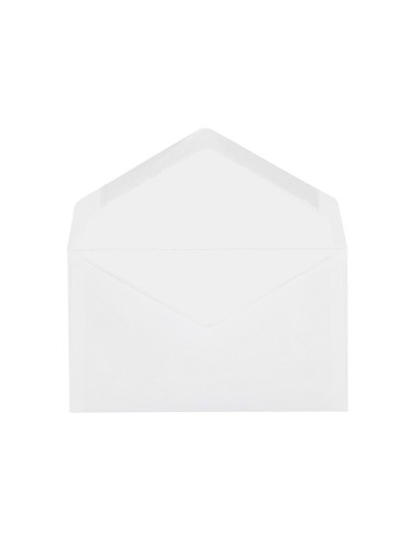 SOBRE BL.CON FONDO 95X162MM ENGOMADO SOLAPA PICO CAJA 500 UD.