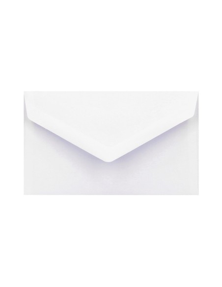 SOBRE BL.CON FONDO 95X162MM ENGOMADO SOLAPA PICO PQ.DE 25 UD.