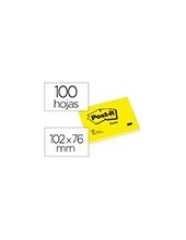 BLOC NOTAS ADH. POST-IT 74X100MM C/100 H.657- 2