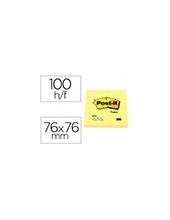 BLOC NOTAS ADH. POST-IT 76X76MM 100H. AM. 2