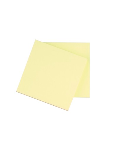 BLOC NOTAS ADH. Q-CON. 75X75MM 100H. AM.