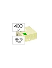 BLOC NOTAS ADH. Q-CON. 75X75MM 400H. AM. 2