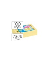 BLOC DE NOTAS ADHESIVAS QUITA Y PON POST-IT 76X76 MM PACK 24+12 2