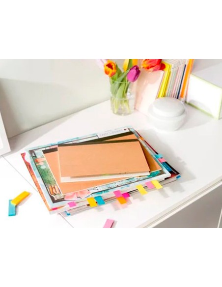 BLOC NOTAS ADH. QUITA PON POST-IT MININOTAS 15 X 50MM 50H. PK. 5 UD.