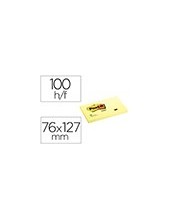 BLOC NOTAS ADH. QUITA PON POST-IT 76X127MM 100H. AM. RETRAC INDIVI. 2