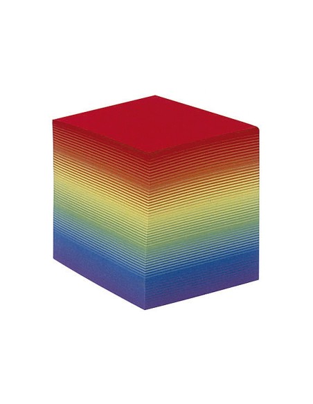 TACO PAPEL ENCOLADO ARCOIRIS 680H.RECI. 90 G/M2 90X90X90MM.236003Q