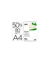 BLOC ENCOLADO LIDERPAPEL A4 MILIMETRADO 50H. 80GR. 2