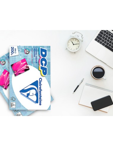 PAPEL FOTOCOPIADORA CLAIREFONTAINE DIN A4 200 GR PAQUETE DE 250 HOJAS
