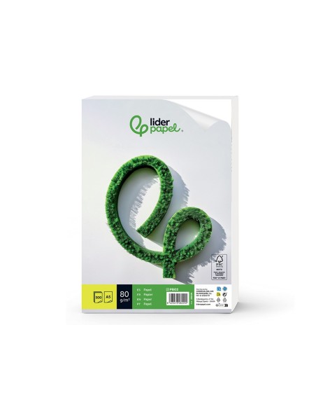 PAPEL 4º DIN A5 80 GR PAQUETE GRANDE 500 H LISO