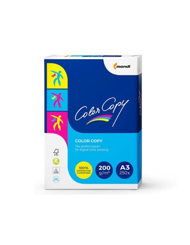 PAPEL FOTOCOP.COLOR COPYDIN A3 200 GRAMOS PAQUETE 250 H.