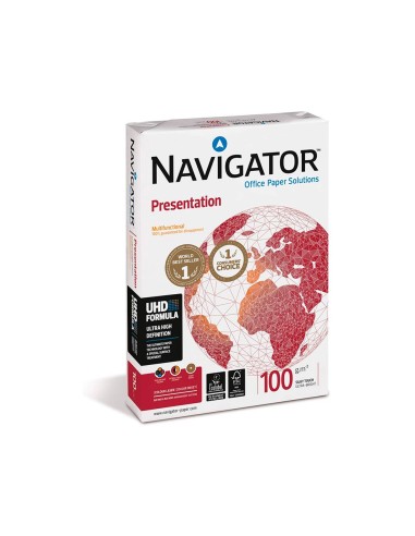 PAPEL FOTOCOPIADORA NAVIGATOR DIN A3 100 GRAMOS PAQUETE 500 H.