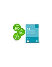 PAPEL A4 80G PAQUETE 500H.BL.MICROPERFORADO DOS PARTES IGUALES 2