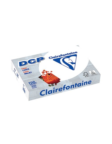 PAPEL FOTOCOPIADORA CLAIREFONTAINE DIN A4 120 GRAMOS PAQUETE 250H.