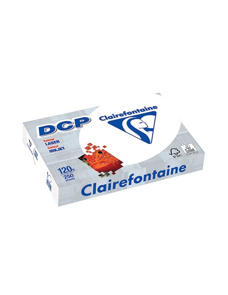 PAPEL FOTOCOPIADORA CLAIREFONTAINE DIN A4 120 GRAMOS PAQUETE 250H.