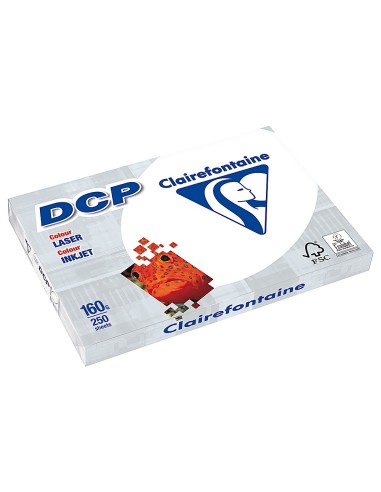 PAPEL FOTODOPIADORA CLAIREFONTAINE DIN A4 160 GRAMOS PAQUETE 250H.