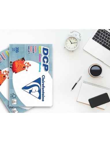 PAPEL FOTODOPIADORA CLAIREFONTAINE DIN A4 350 GRAMOS PAQUETE 125H.