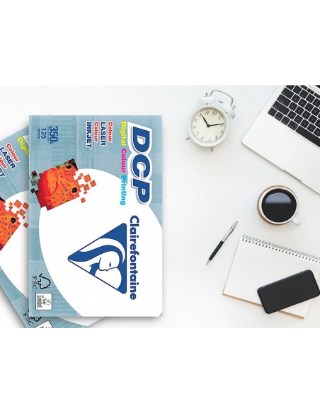 PAPEL FOTODOPIADORA CLAIREFONTAINE DIN A3 350 GRAMOS PAQUETE 125H.