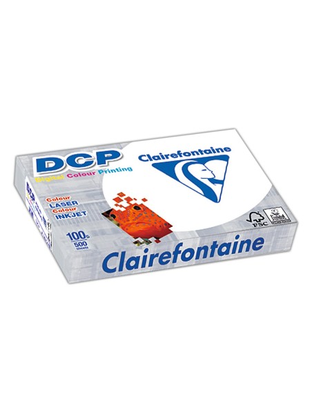 PAPEL FOTOCOPIADORA CLAIREFONTAINE DIN A3 100 GRAMOS PAQUETE 500H.