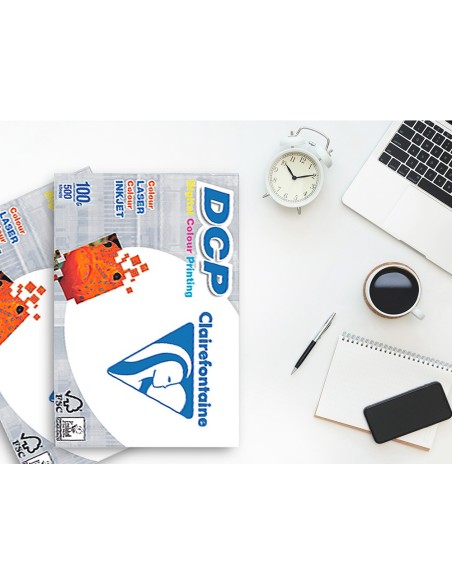 PAPEL FOTOCOPIADORA CLAIREFONTAINE DIN A3 100 GRAMOS PAQUETE 500H.
