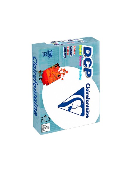 PAPEL FOTOCOPIADORA CLAIREFONTAINE DIN A3 250 GRAMOS PAQUETE 125H.