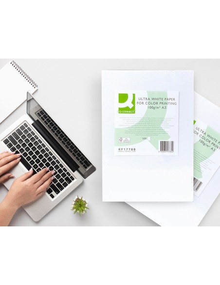 PAPEL FOTOCOPIADORA Q-CON ULTRA WHITE DIN A3 100 GR.PAQUETE DE 500 H.