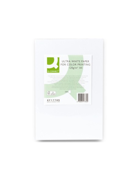 PAPEL FOTOCOPIADORA Q-CON ULTRA WHITE DIN A4 120 GR.PAQUETE DE 250 H.