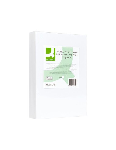 PAPEL FOTOCOPIADORA Q-CON ULTRA WHITE DIN A3 120 GR.PAQUETE DE 250 H.