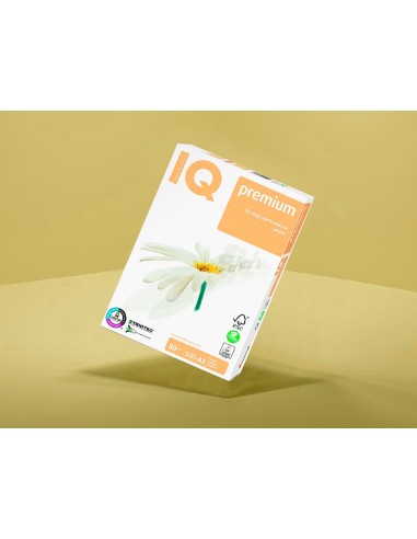 PAPEL FOTOCOPIADORA IQ PREMIUM DIN A3 80 GRAMOS PAQUETE DE 500 HOJAS