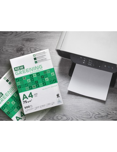 PAQ. PAPEL GREENING A4 75 GRAMOS PQ. 500 H. ECO-ECF